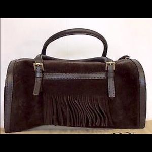 Burberry London Suede Fringe Bag